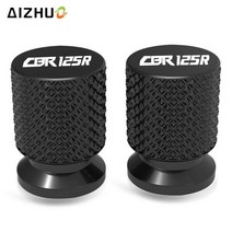 혼다 CBR125R R 2004-2020 2019 용 오토바이 액세서리 CNC 알루미늄 타이어 밸브 휠 에어 포트 커버 캡, 05 Blue CBR125R LOGO