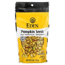 Eden Foods 유기농 호박씨 건조 로스트 4 oz(113 g), 113.4 g