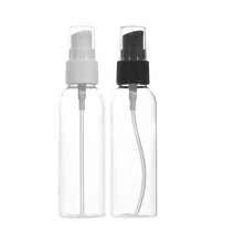 [허브스프레이] 에센스 펌프용기 50ml~100ml, 1개, 60ml(L) 투명용기 검정캡