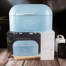 레트로 브레드 박스 철제 빵 약통 간식 보관함 식탁 주방 정리함