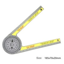 각도자 Woodworking Miter Saw Protractor Ruler Digital 360 Degree Angle Finder Inclinometer Measuring, 01 1 pcs