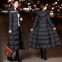 요모조모 YJ835 여성 아우터 무지 포켓 지퍼 버튼 후드 긴팔 롱 겨울 점퍼 자켓 경량 패딩