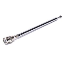 휴대용 FM 라디오 스캐너 VHF TW 텔레스코픽 안테나 Q9 BNC 커넥터 360 도 765mm 1 개, 한개옵션0