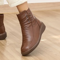 제이슈 소가죽 기모안감 저스티 앵클부츠 4.5cm