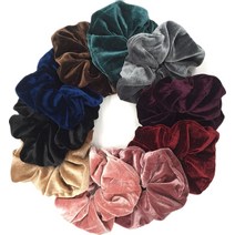 헤어핀 1061pc Accesorios para el cabello chouchou cheveux femme 헤어 scrunchies 머리띠 여성 넥타이 벨벳 단색 블랙 세트