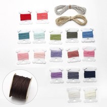히야가게 매듭 팔찌줄 0.4 0.8mm, 19 다크 브라운, 02-A-0.8mm(길이 300cm)