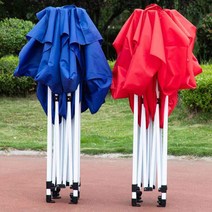 우산꽂이 네발 양산 텐트 노점용 야외 비천막 앵글 썬 크림 광고 대방역 격리 1개 도매, C04-3X3업그레이드 자동, T02-블루색