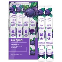 캐나다 네추럴라이즈 아이빌베리 빌베리 농축액 20개입 루테인 지아잔틴 빌베리원액, 1개