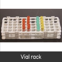 Plastic vial rack 플라스틱 바이알랙, 선택2 16mm 60홀