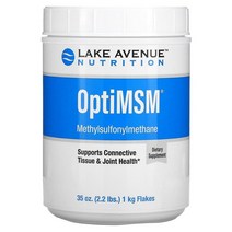 Lake Avenue Nutrition OptiMSM Methylsulfonylmethane Flakes 레이크 에비뉴 뉴트리션 옵티MSM 플레이크, 1kg x 1개