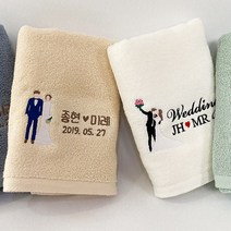 결혼 웨딩 송월타월 소프트 수건답례품, 50장, 라벤더핑크