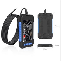 산업 검사 내시경 5.5mm 4.3 인치 IPS 풀 컬러 Sn HD 1080P 8led 방수 보어스코프 카메라, 02 2M_01 5.5mm, 01 Blue