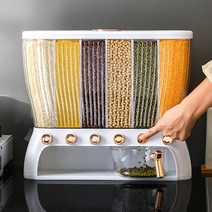 [당일배송]이수에코테크 원터치 잡곡통 쌀통 주방 수납 주방 인테리어