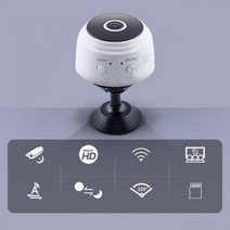 보안카메라 무선 현관문 농막 외부 감시카메라 A9 카메라 1080P IP 음성 비디오 보안 캠코더 감시 와이파이 적외선 야간 투시경, 03.W with Night Version