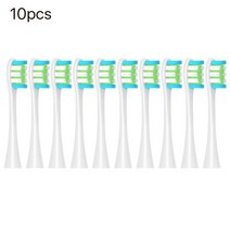 5/10/20/50pcs 교체 브러시 헤드 적합 Oclean X/ X PRO/ Z1/ F1/ One/ Air 2 /SE 소닉 전기 칫솔 리필, 10pcs white