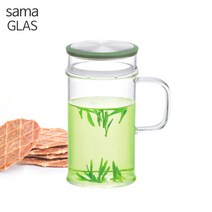 사마글라스 LC003B-내열유리 티머그컵1P(380ml), 티머그컵1P