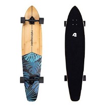 Retrospec Zed Longboard Skateboard Complete Cruiser Bamboo Canadian Maple Wood w Reverse Kingpin, 순양함, 다크 트로픽스