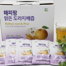 국내산 나주배로 착즙한 깔끔한 도라지배즙 배도라지즙, 110ml, 도라지배즙100포