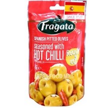 프라가타 스페인 피티드 올리브알 핫칠리맛 70g (빨강)