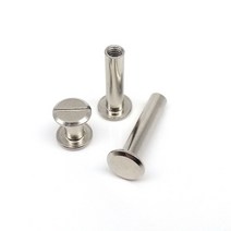 10pcs 골드 실버 블랙 M5x4-50mm 가죽 가방 벨트 스크랩북 앨범 계정 책 포스트 바인딩 나사 네일 리벳, [09] 5x20mm, 5x20mm+Silver