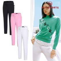 엠유스포츠 여성 시가렛 벨트 팬츠 MU23122SL01