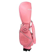 벤츠 골프백 스탠드백 캐디백 경량 남성 여성 가방 Bercedes-Benz, 스마일 PG 핑크 레버 백