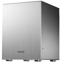 서버케이스 서버랙 JONSBO-알루미늄 미니 ITX 물 냉각 PC 케이스 DIY 컴퓨터 데스크탑 게이머 ATX 전원, 02 Grey