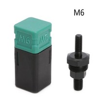 전동고품질 리베 터 건 부품 핸드 너트 리벳 메트릭 M3-M12 용 나사 식 맨드릴 교체, M6
