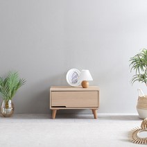 온가구 온라인가구단지 하버 시즌2 600 협탁 탁자, 화이트그레이