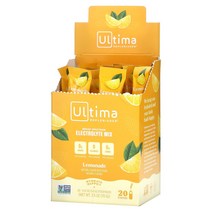 Ultima Replenisher 얼티마 보충제 전해질 파우더 레모네이드 20 패킷 012 온스 35 g, 1개, 0.12 온스 (3.5 g)