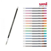 유니 스타일핏 시그노 리필심 0.38mm 16색, 오렌지(4)