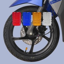 MOXI 야마하 티맥스530 타이어 구찌캡 밸브캡 민자형 튜닝, 레드 1개