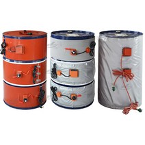 드럼 원통 드럼통 밴드 전기 히터 가열기 커버 200L, 250x1740/3000W노브온도조절200L