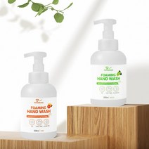 포프랑 대용량 편백추출물함유 거품형 핸드워시 답례품 500ml 손세정제 어린이집선물 돌잔치 교회 조문 웨딩 단체선물 답례품, 청포도, 린넨박스