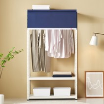 아도라하우스 무볼트 시스템행거2봉+블라인드set 800x500x2400 3단, 없음/없음/없음