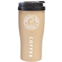 베스트데코 대용량 벤티 텀블러 650ml 스테인리스 보온 보냉 친환경, 벤티텀블러_브라운
