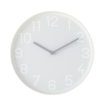 TROMMA 트롬마 벽시계 저전압화이트 25cm 105.570.79, 단품