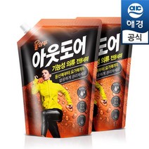 애경 울샴푸 아웃도어 1L(리필)×2개, 울샴푸 아웃도어1Lx2개