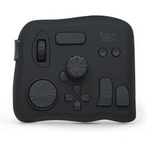 TourBox NEO 비디오 편집 컨트롤러 사진 편집기 단축키 키보드 Windows/Mac Photoshop Lightroom Premiere Illustrator DaVi, No Storage Bag