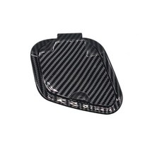 Side Pocket Cover USB Port Charger Compartment Waterproof Storage Cap for Yamaha Nmax 155 V2 2, Carbon Fiber Pattern