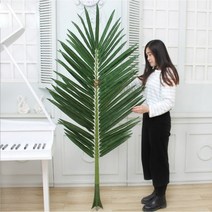 인조 잎 열대나무 조화 장식 바나나잎 코코넛잎 대형 인테리어, 08.야외 1.8m 코코넛 잎, 1개