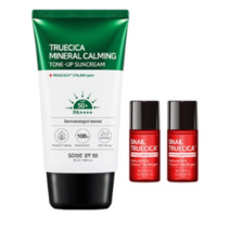 썸바이미 트루시카 무기자차 카밍 톤업 선크림 SPF50+ PA++++ 50ml + 스네일 토너 6ml x 2p, 7세트