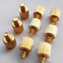 M3 M4 M5 M6 황동 핸드 트위스트 널링 나사 볼트 장식 나사, 10 M4x30 2Pcs