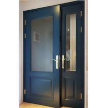 예나의창 비대칭양개 중문 유색도장문 K20-55, 문틀270mm세트