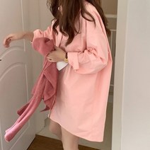 이블로우 / 파스텔톤 남친핏 셔츠