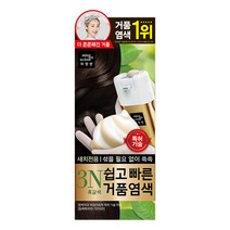 AP 미쟝센 쉽고빠른 거품 염색약 3N 흑갈색/새치염색