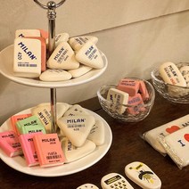 스페인 밀란 지우개 모음 7종, 4. 꿀벌 (색상 랜덤)