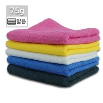 기존형 75미용(중/ 34x76cm 75g) 다용도 순면 업소용 수건 타올 미용실 헤어샵 사우나 헬스 휘트니스 땀수건 청소, 분홍