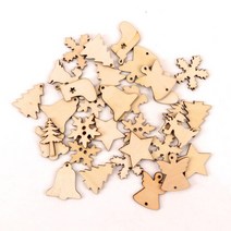 20-40mm 나무 동물 케이크 모양 수제 홈 공예 매달려 액세서리 그림 스크랩북 DIY MZ281, 02 2_02 20pcs