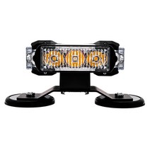 54 LED 12V 앰버 자동차 트레일러 지붕 상단 비상 경고 스트로브 라이트 바 고강도, 한개옵션0